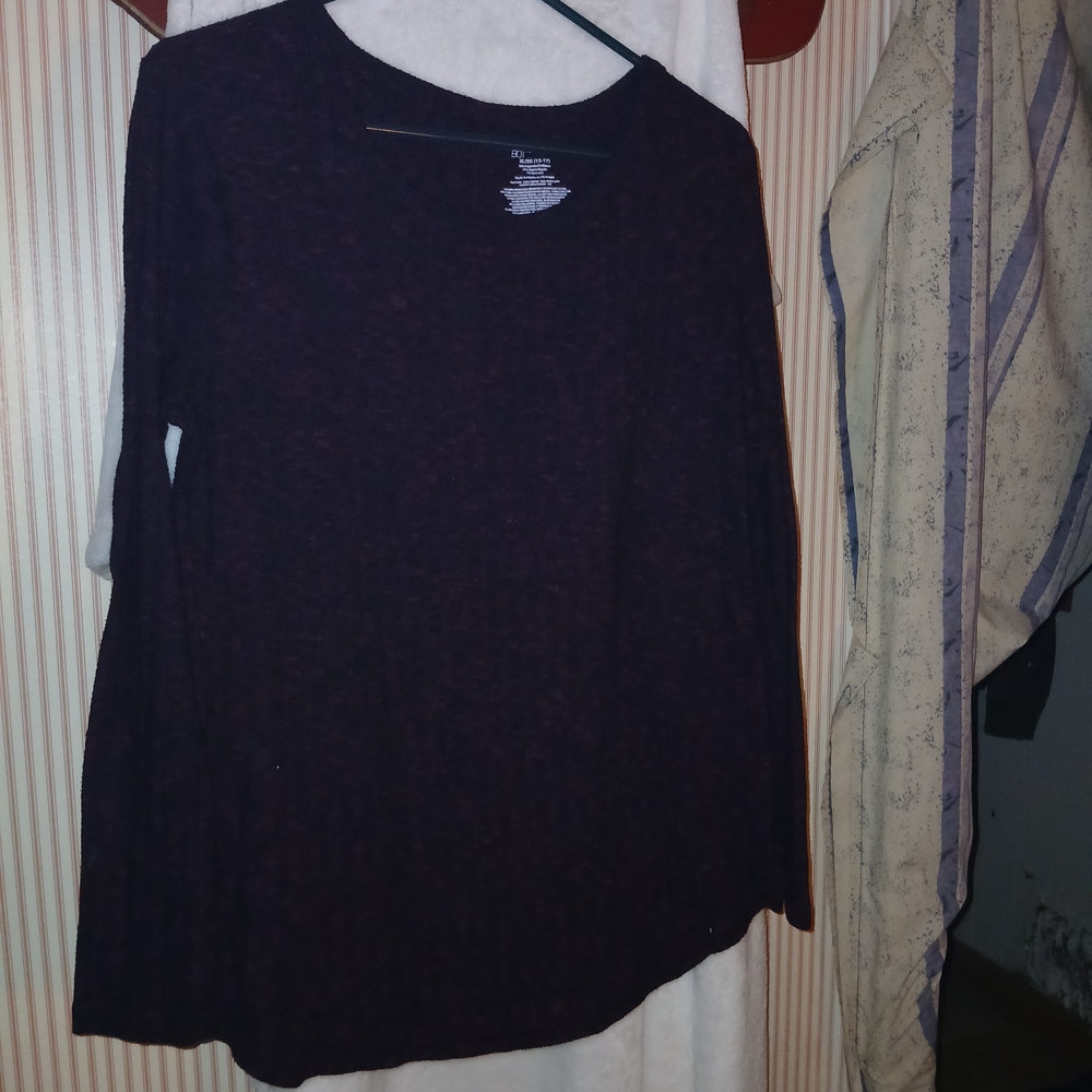 Women's Long Sleeve Top - Purple